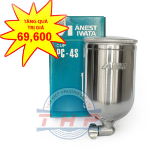 Cốc chứa sơn ANEST IWATA 400ml PC-4S (1/4")