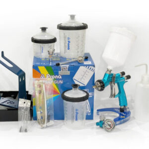 Súng Phun Sơn PRONA R-4630N-MP-G13 (Béc 1.3mm) Kèm Cốc Nhựa RC-6M (600ml) Chính Hãng