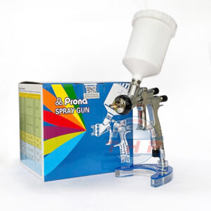 Súng Phun Sơn PRONA R-4638-MP-G13 (Béc 1.3mm) Kèm Cốc Nhựa RC-6M (600ml) Chính Hãng