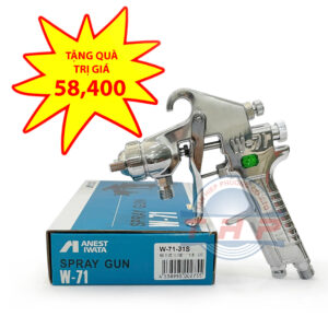 Súng phun sơn ANEST IWATA , W71-31S , 1.5mm (không kèm cốc) [KÈM QUÀ TẶNG TRỊ GIÁ 58,400]