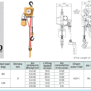 PA LĂNG XÍCH MINI ENDO AT-125K (TẢI TRỌNG 125KG-LIÊN HỆ) - Ảnh 2